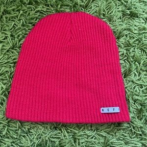 Red beanie